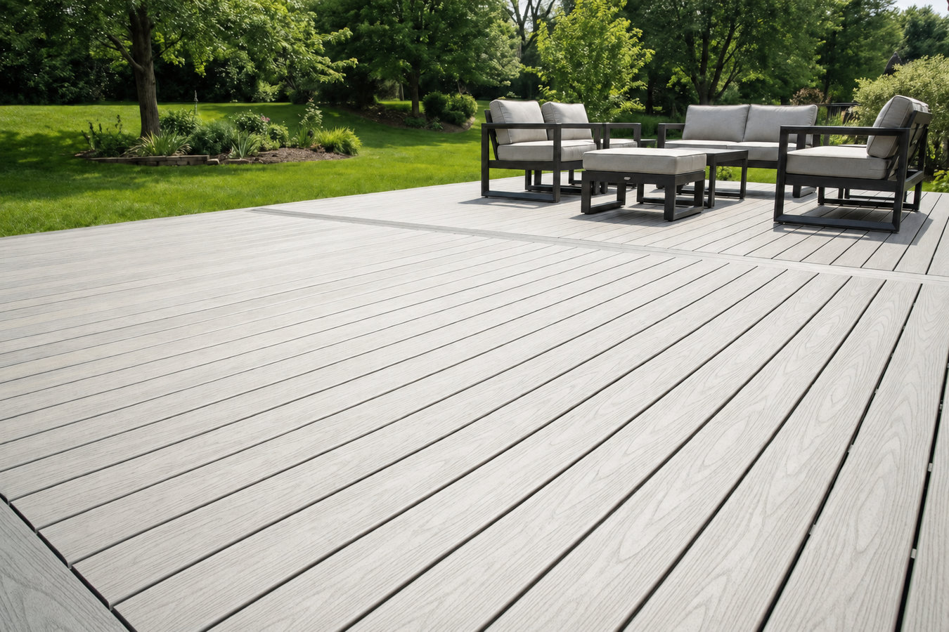 Trex deck installation